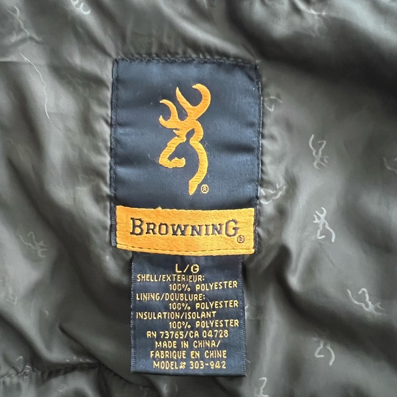 Browning Hydro-Fleece HMX Odorsmart Hunting Camouflage Jacket - Picture 6 of 7